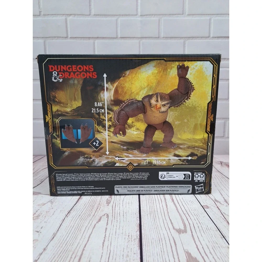 NIB Dungeons and Dragons Golden Archive Owlbear Action Figure